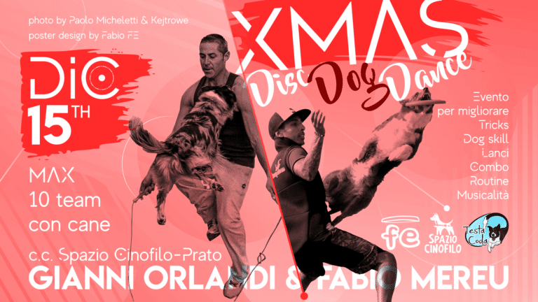 Xmas Disc Dog Dance- prato 15 dicembre 2019