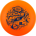 FE Rocket 3 disco per cane frisbee arancio fluo medium bite disc dog performance